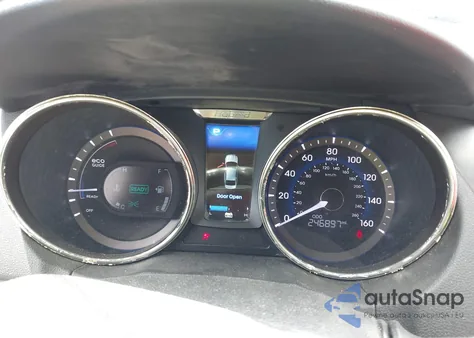 2012 Hyundai Sonata Hybrid из США, поврежденный, VIN KMHEC4A49CA019789